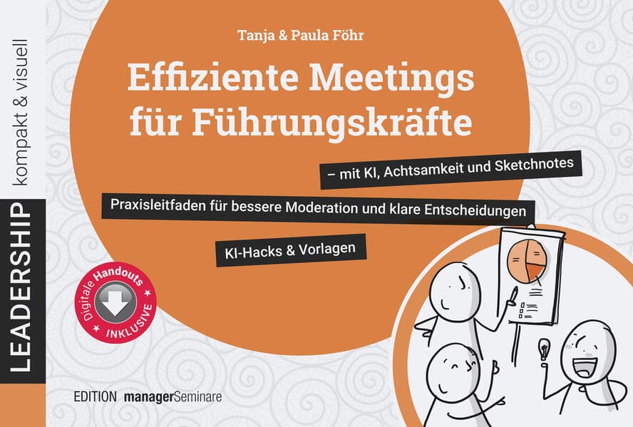 Effiziente Meetings für Führungskräfte - mit KI, Achtsamkeit und Sketchnotes