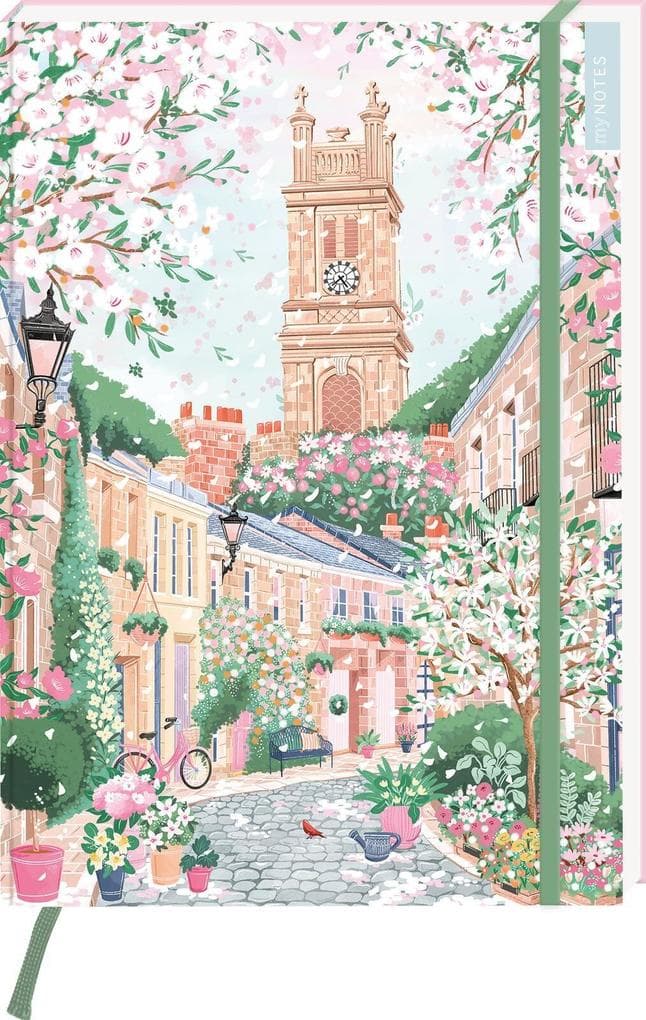 myNOTES Papeterie: Notizbuch A4 Simply, Katy - Spring Lane