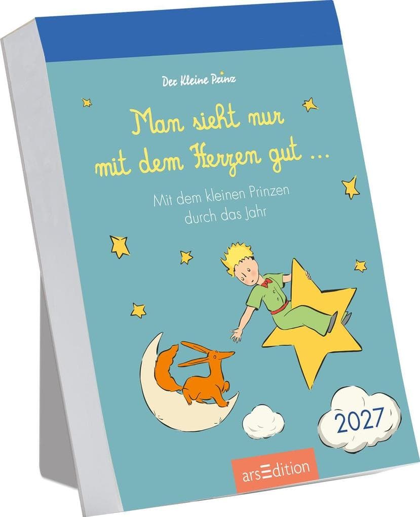 Abreißkalender Man sieht nur mit dem Herzen gut 2027