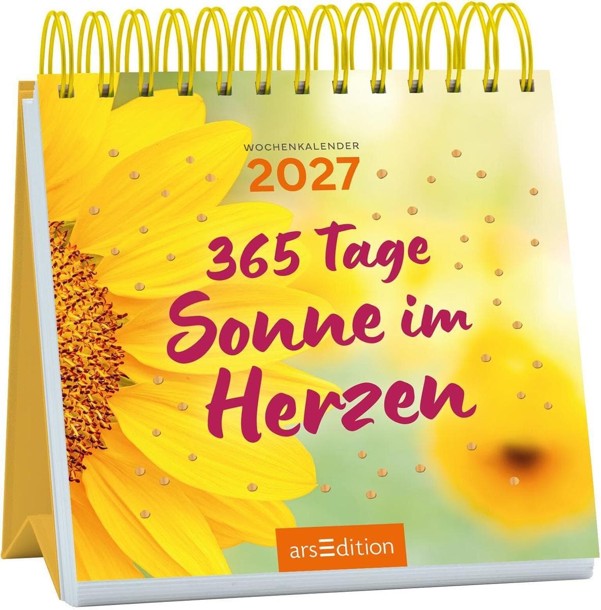 Mini-Wochenkalender 365 Tage Sonne im Herzen 2027