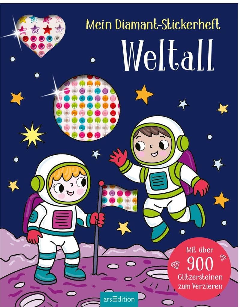 Mein Diamant-Stickerheft - Weltall