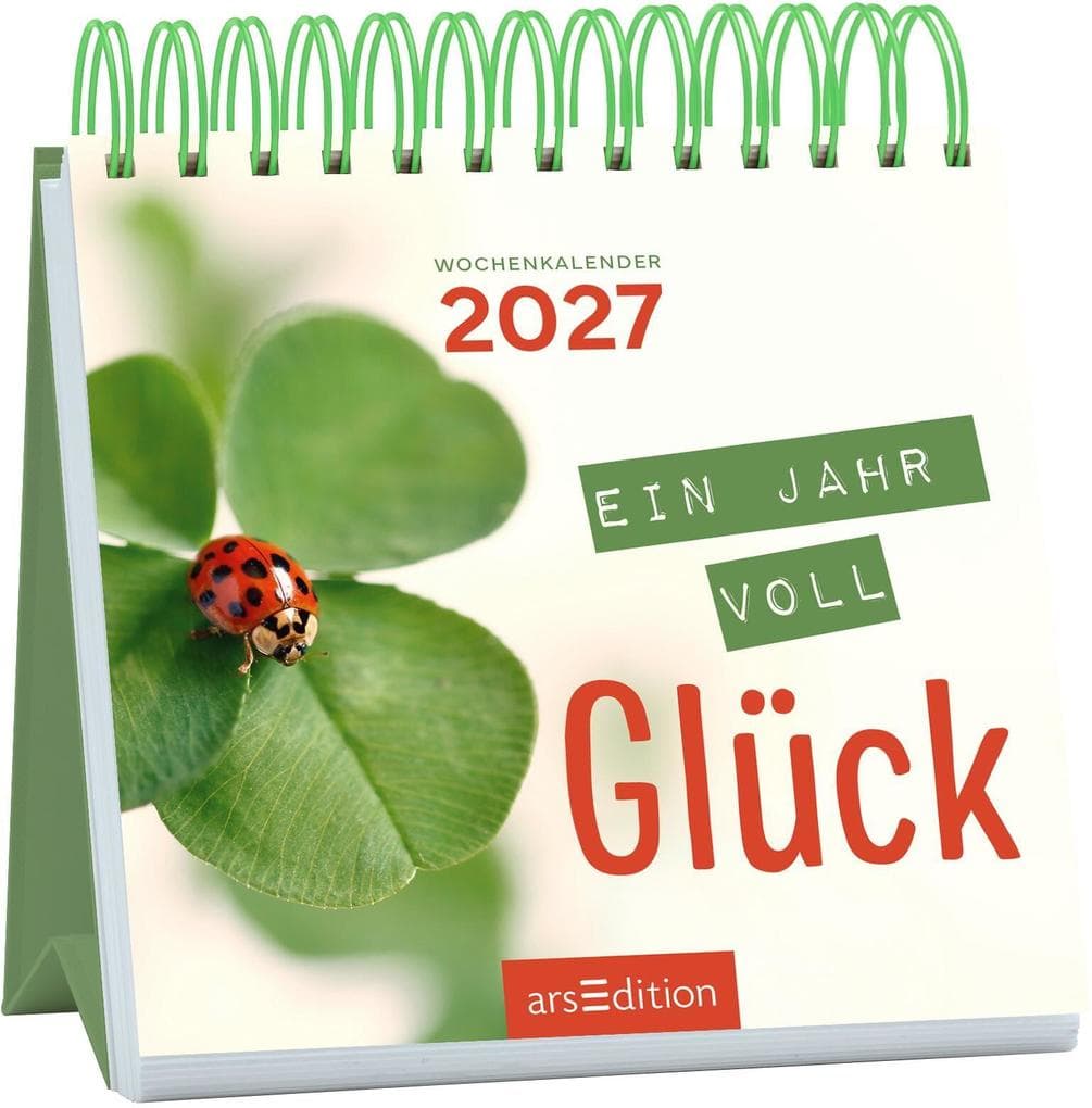Mini-Wochenkalender Ein Jahr voll Glück 2027