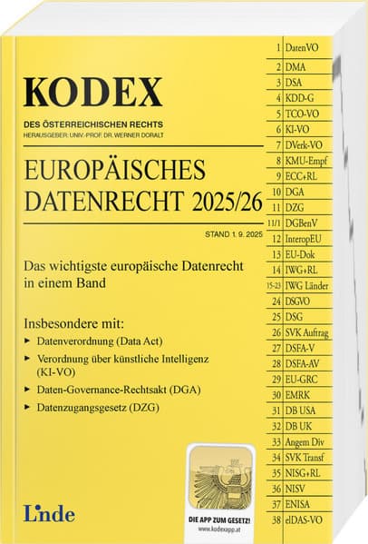 KODEX Europäisches Datenrecht 2025/26