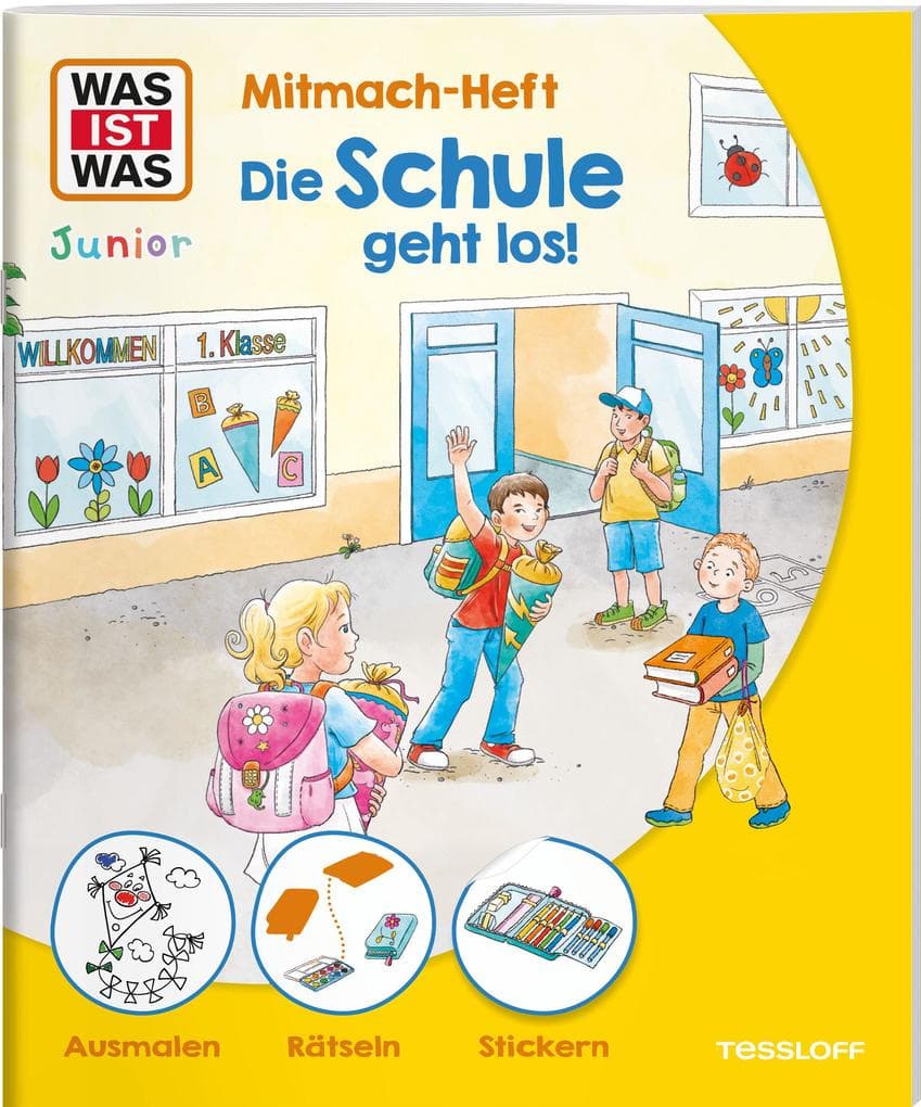 WAS IST WAS Junior Mitmach-Heft Die Schule geht los!
