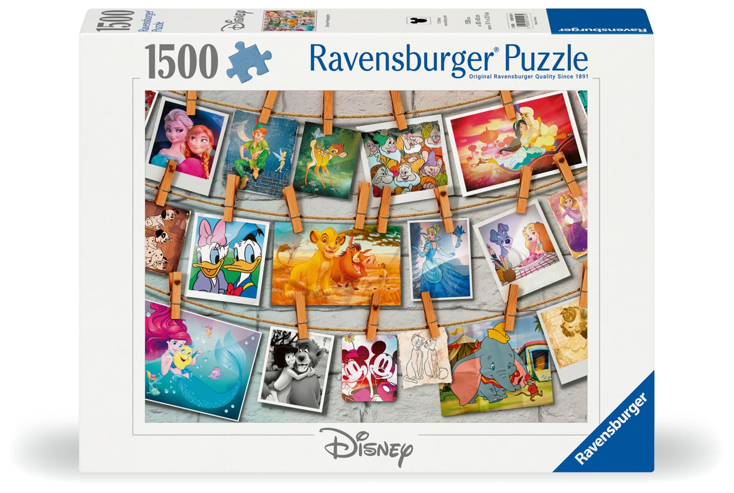 Erwachsenenpuzzle 1500 Teile - Disney Photographs