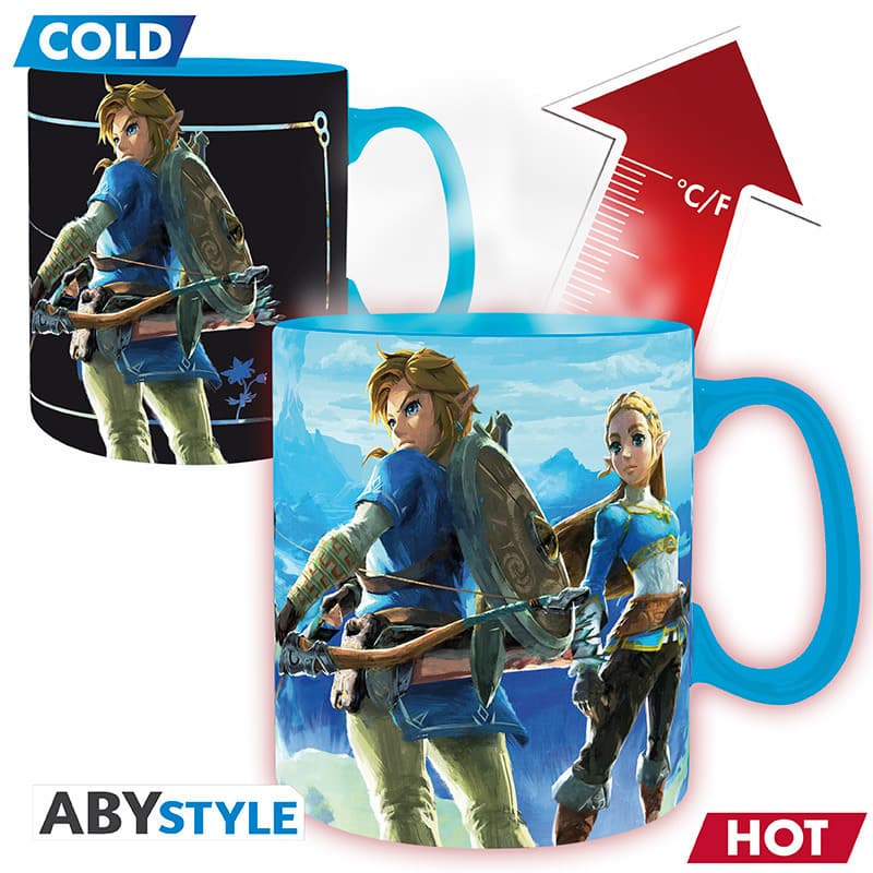 THE LEGEND OFZELDA - Mug Heat Change - 460ml - Breath the Wild