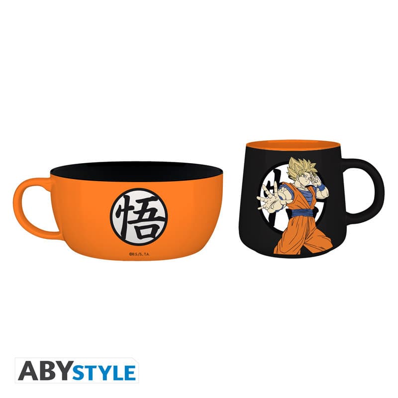 DRAGON BALL - Breakfast Set Mug + Bowl - Goku