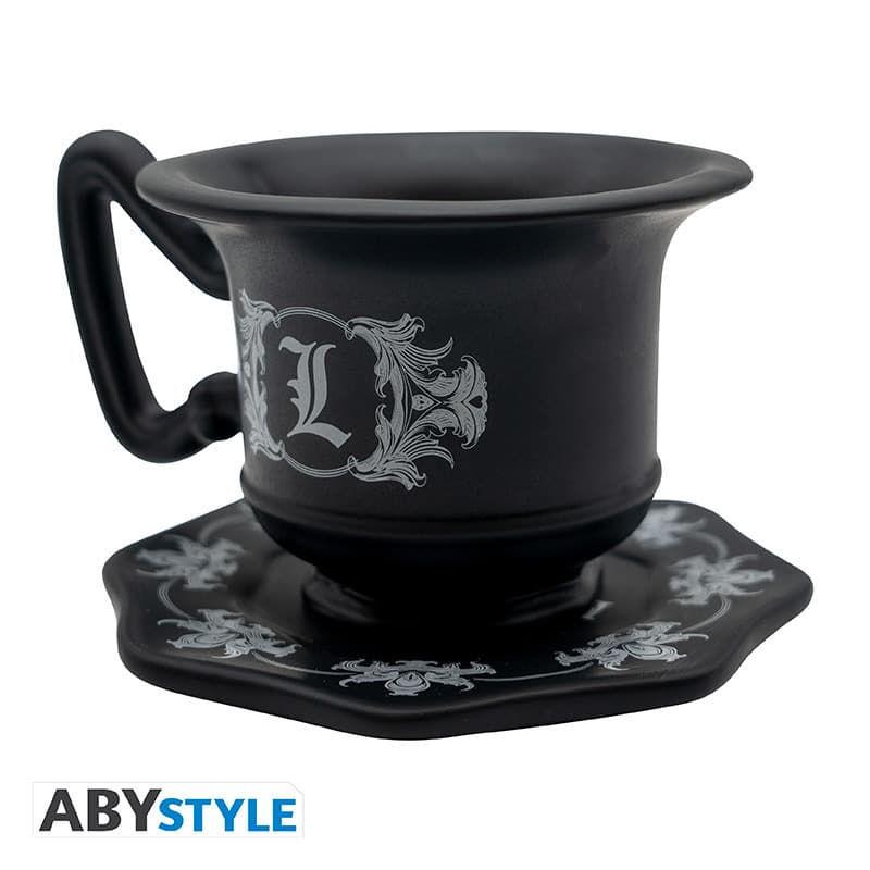 DEATH NOTE - Mug 3D with Saucer - L's Cup