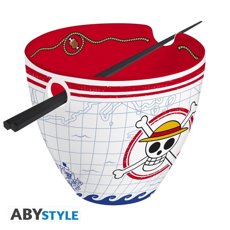 ONE PIECE - Ramen Bowl with chopsticks - "Monkey D. Luffy"