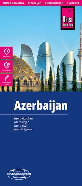 Reise Know-How Landkarte Aserbaidschan | Azerbaijan (1:400.000)