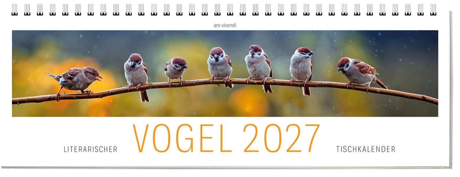 Tischkalender Vogel 2027