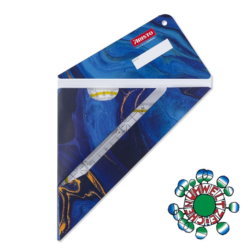 ARISTO Geocover 3 in 1 Geo und TZ Dreieck Deep Blue, je 1 x AR1552, AR1650/2