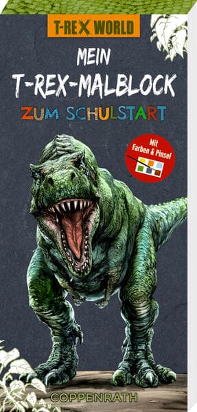 Mini-Malblock - Mein T-Rex-Malblock zum Schulstart