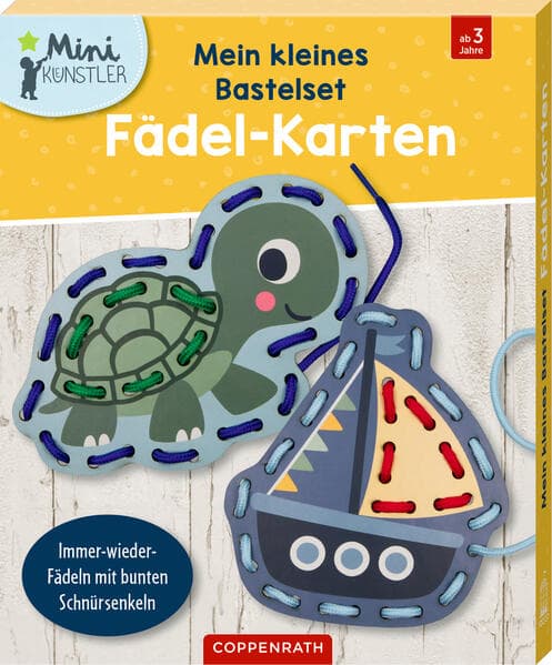 Mein kleines Bastelset: Fädel-Karten