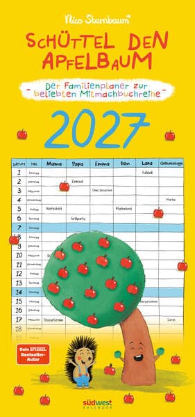 Schüttel den Apfelbaum - der Familienplaner zur beliebten Mitmachbuchreihe