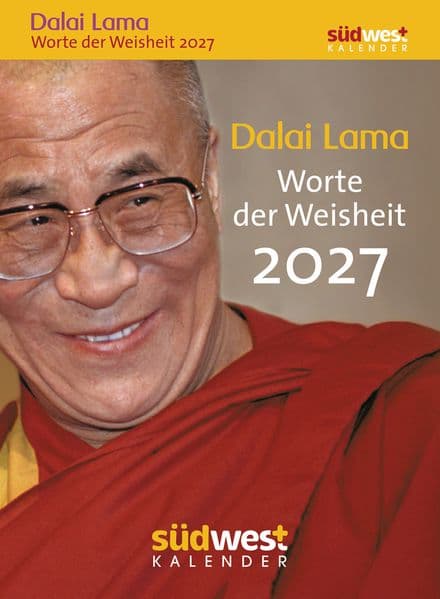 Dalai Lama - Worte der Weisheit 2027 - Tagesabreißkalender zum Aufstellen oder Aufhängen