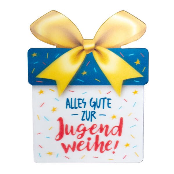 TRÖTSCH - 3D-Geschenkbox Jugendweihe Konfetti