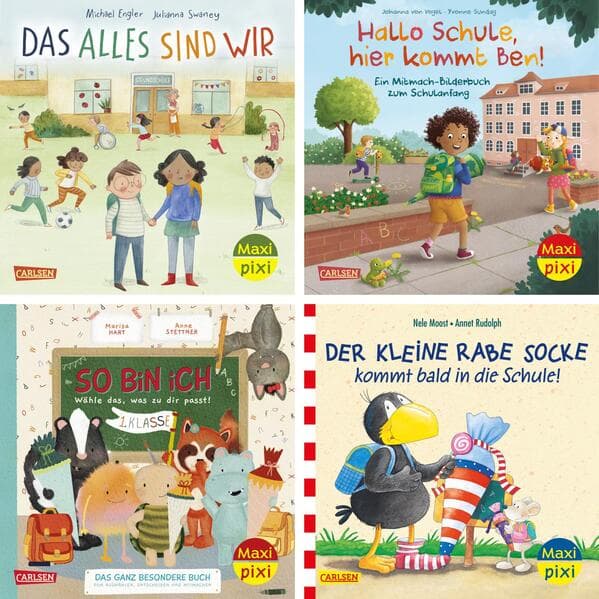 Maxi-Pixi-4er-Set 125: Bald bin ich ein Schulkind! (4x1 Exemplar)
