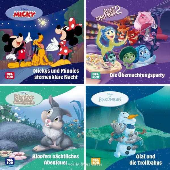 4er-Set Maxi-Mini 60: Disney Gutenacht-Geschichten