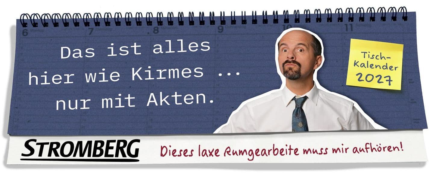 Stromberg Tischkalender 2027