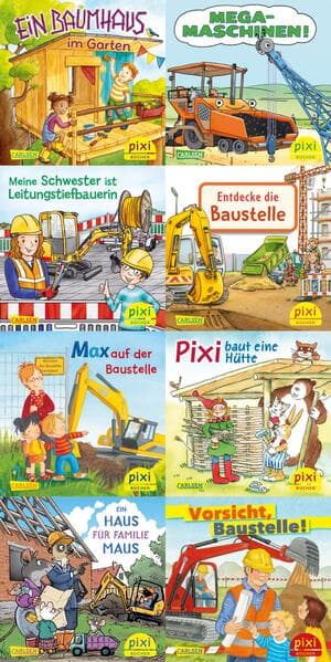 Pixi-8er-Set 311: Pixi auf der Baustelle (8x1 Exemplar)