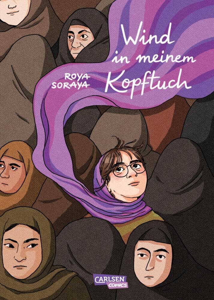 Wind in meinem Kopftuch