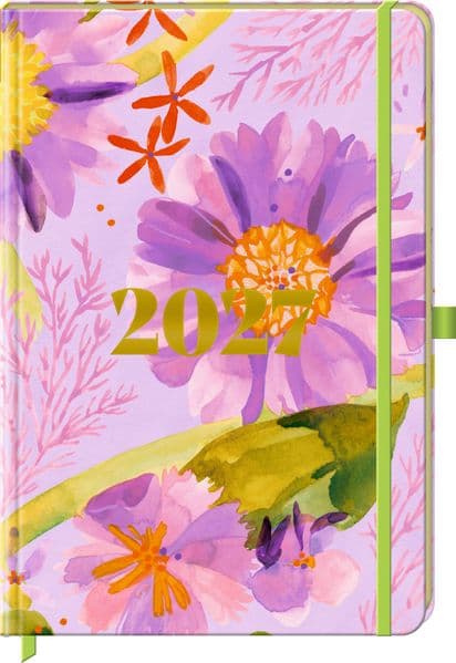 Wochenkalender 2027 - Purple