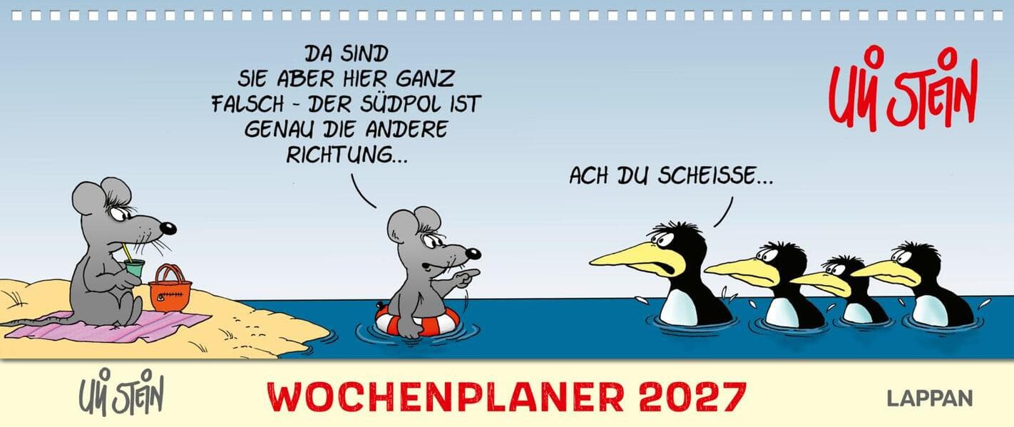 Uli Stein Wochenplaner 2027: Tischkalender