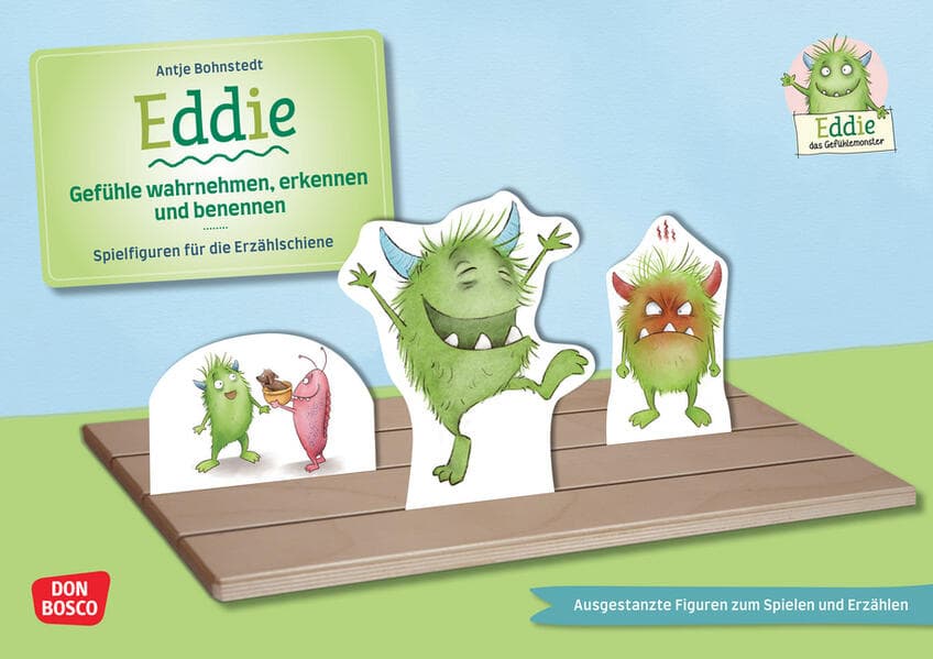 Eddie. Gefühle wahrnehmen, erkennen und benennen. Erzählschienen-Figurenset