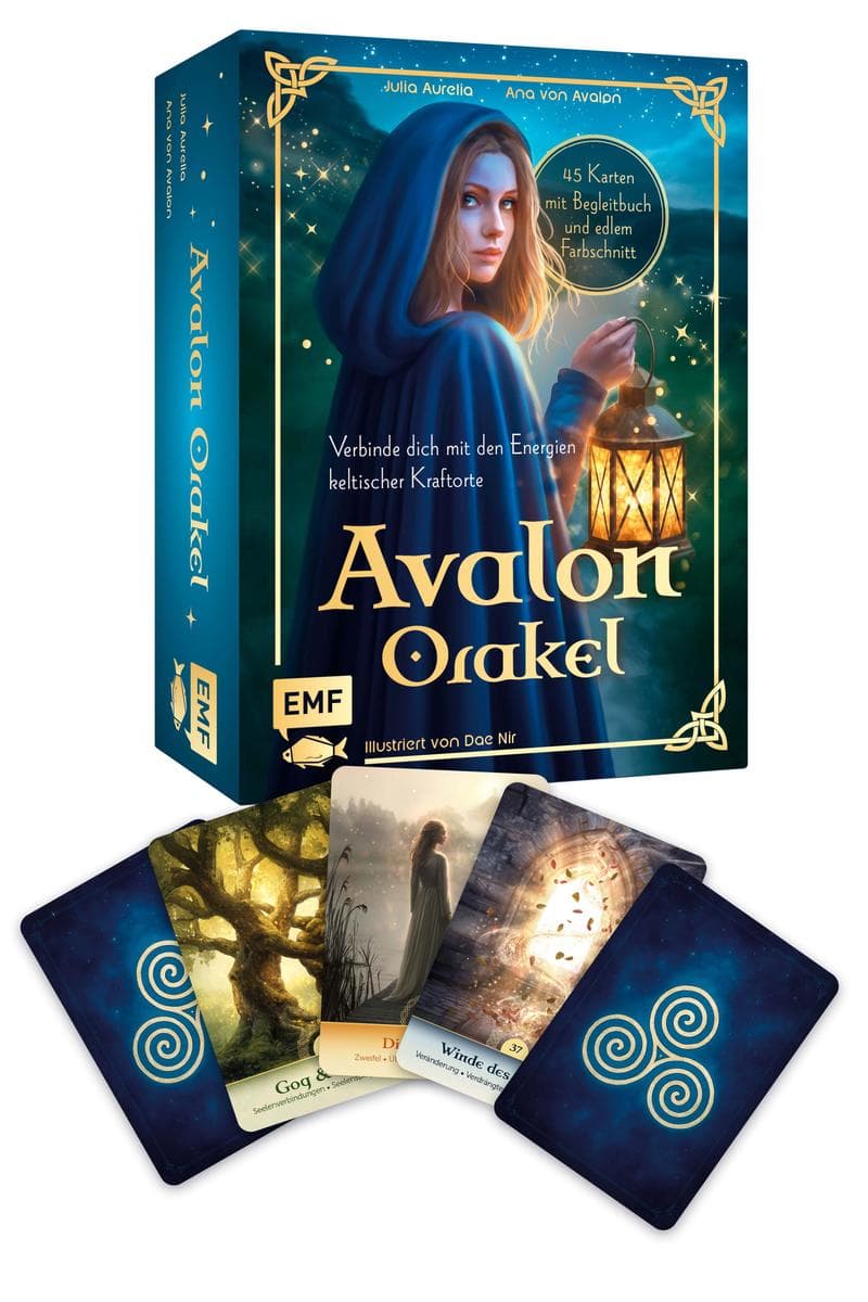Orakel-Kartenset: Avalon Orakel | Wandle auf den Pfaden der Priesterinnen und verbinde dich mit den transformierenden Energien keltischer Kraftorte