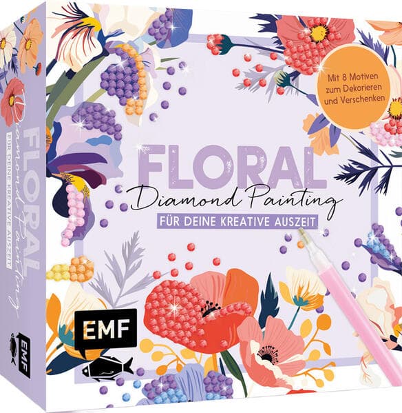 Floral Diamond Painting - DIY-Set für deine kreative Auszeit