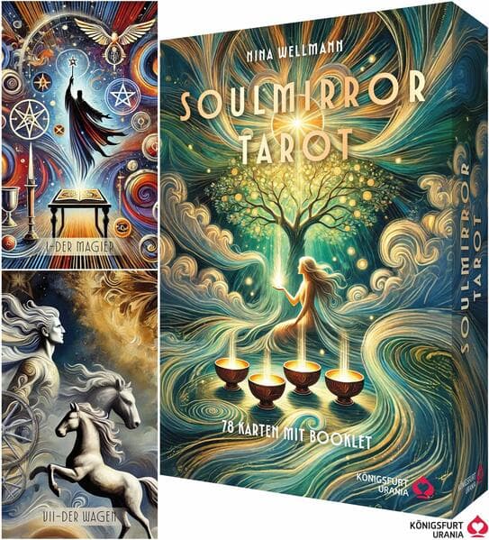 Soulmirror Tarot - 78 Karten mit Buch - (Soul Path, sensitive Tarotkarten)