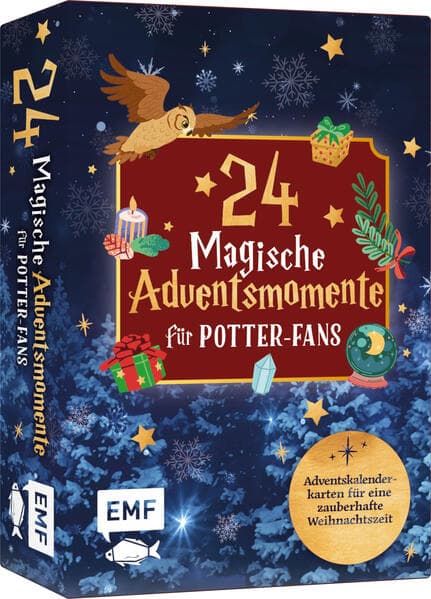 Adventskalender-Kartenset: 24 magische Momente für Harry Potter-Fans
