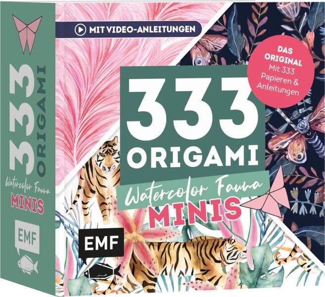 333 Origami Minis - Watercolor Fauna