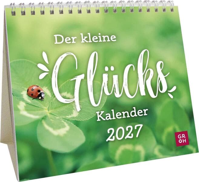 Mini-Kalender 2027: Der kleine Glückskalender