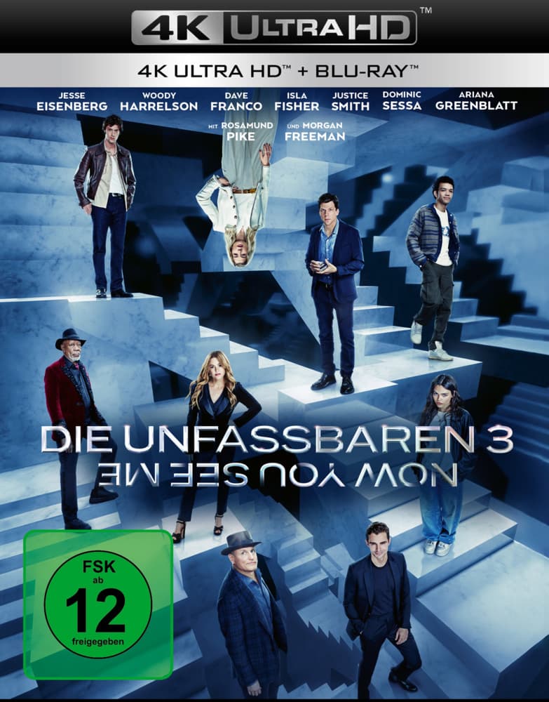 Die Unfassbaren 3 - Now you see me. UHD + Blu-ray