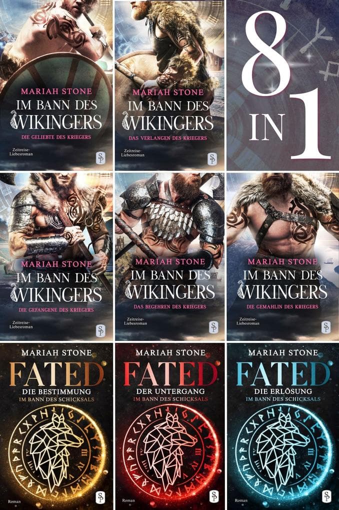 Wilde Wikinger & schicksalhafte Liebe: Acht Bände voller Mythos, Leidenschaft & Gefahr