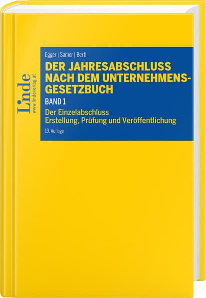 Der Jahresabschluss nach dem Unternehmensgesetzbuch, Band 1
