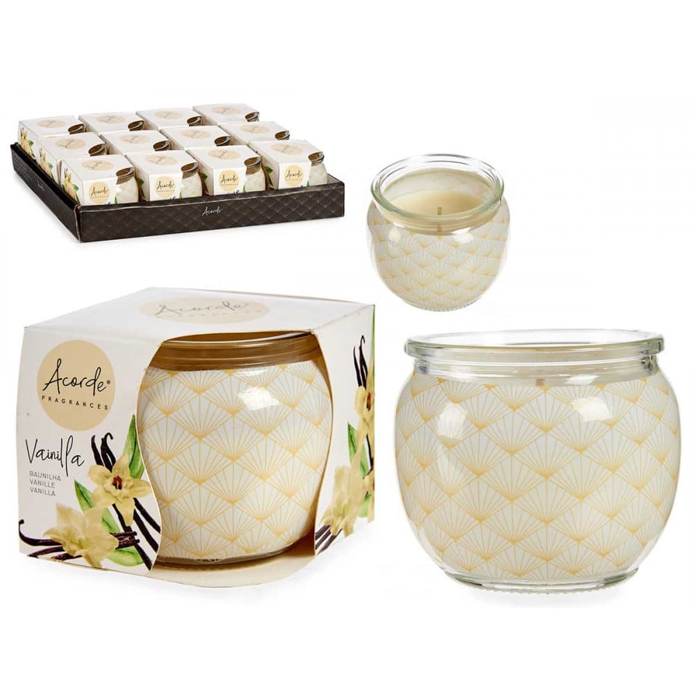 Duftkerze Glasgefaess Vanille