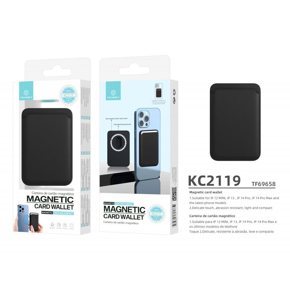 Magnetische Geldboerse, kompatibel mit Magsafe Blac