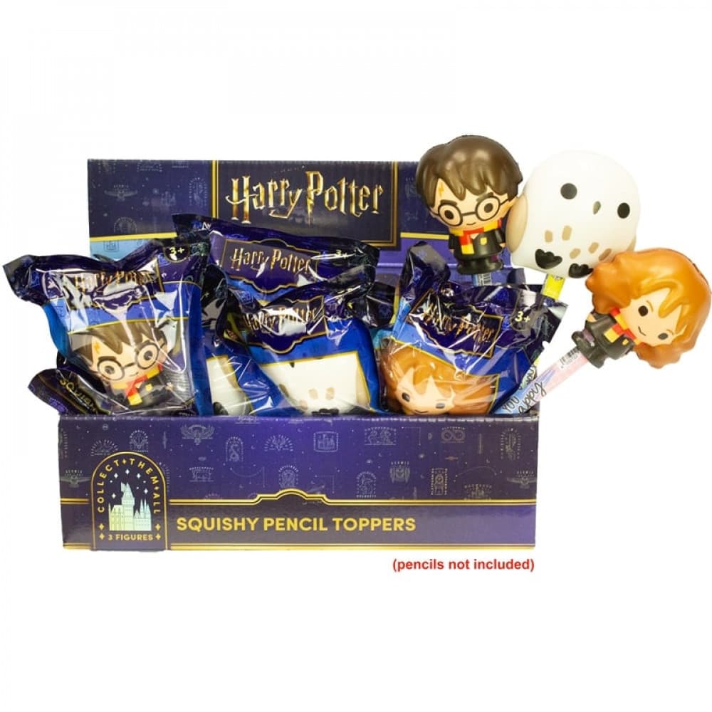 Harry Potter Squishy Bleistift Topper 3 sortiert i