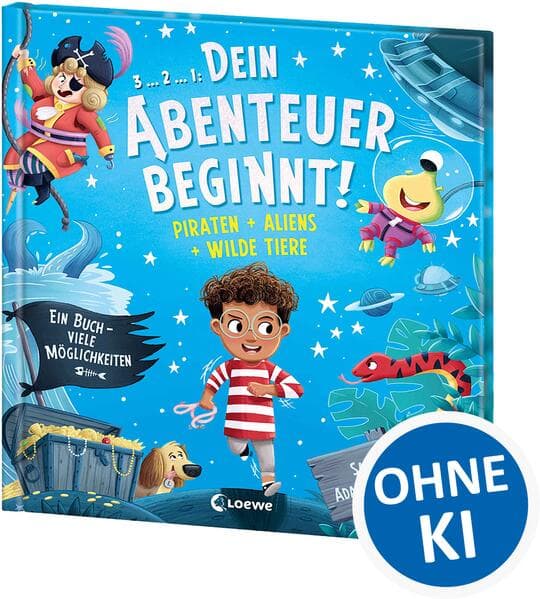 Dein Abenteuer beginnt! Piraten + Aliens + Wilde Tiere