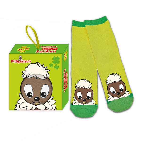 TRÖTSCH - Unser Sandmännchen Pittiplatsch Kindersocken Größe 23 bis 26