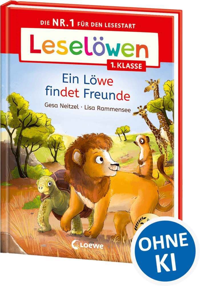 Leselöwen 1. Klasse - Ein Löwe findet Freunde