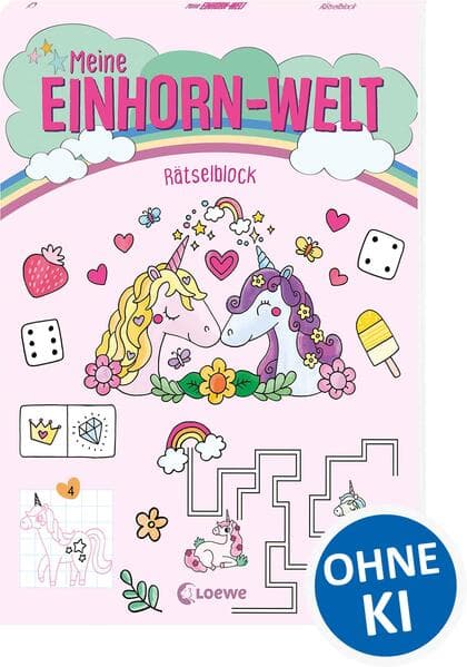 Meine Einhorn-Welt - Rätselblock