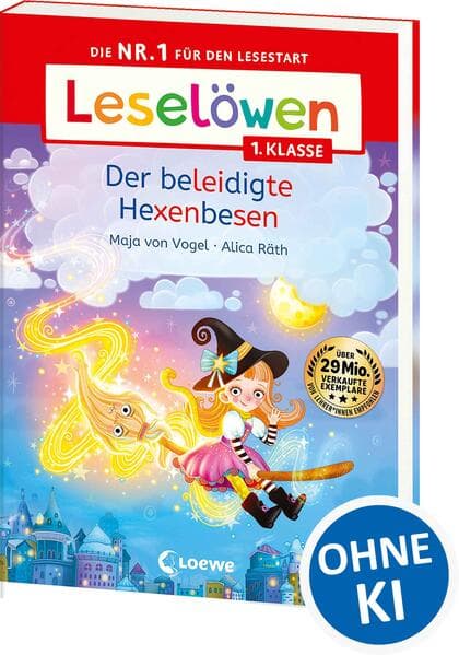 Leselöwen 1. Klasse - Der beleidigte Hexenbesen