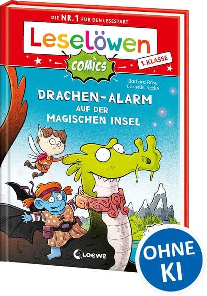 Leselöwen Comics 1. Klasse - Drachen-Alarm auf der magischen Insel