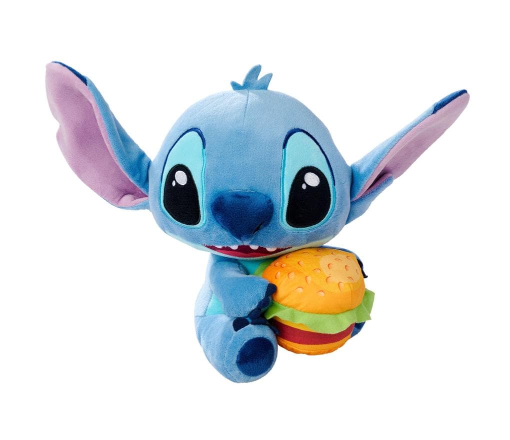 Disney Stitch mit Burger, 25cm