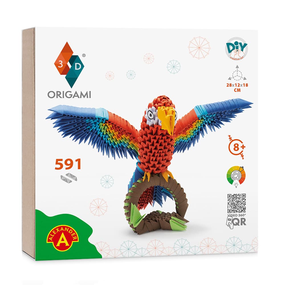 ORIGAMI 3D Parrot