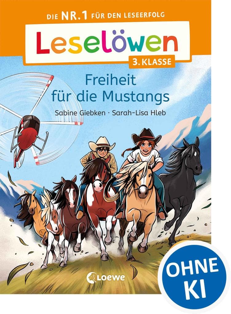 Leselöwen 3. Klasse - Freiheit für die Mustangs